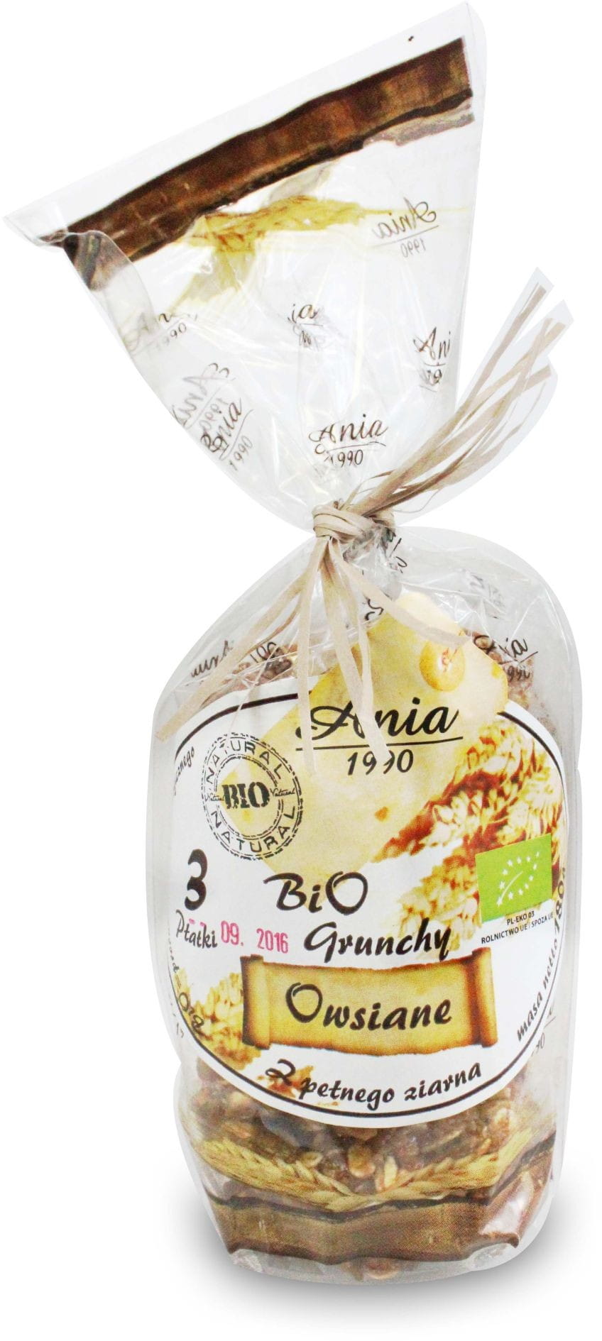 Grunchy avoine 3 flocons de céréales complètes BIO 180 g - BIO ANIA