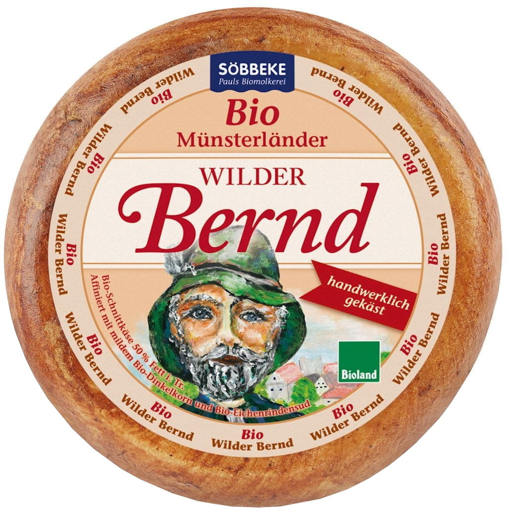 Wilder Bernd fromage affiné 50% matière grasse sèche BIO 3,8 kg - SOBBEKE