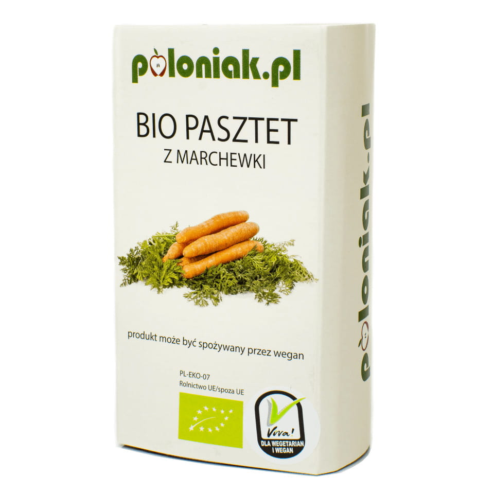 Pâté de carottes végétalien BIO 160 g - POLONIAK