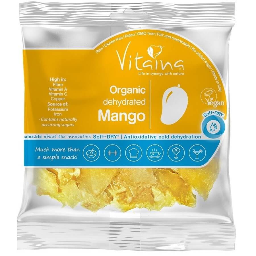 Mangue crue séchée sans gluten BIO 28 g - VITAINA