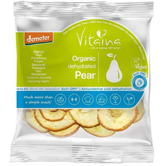 Poires crues séchées sans gluten BIO 28 g - VITAINA