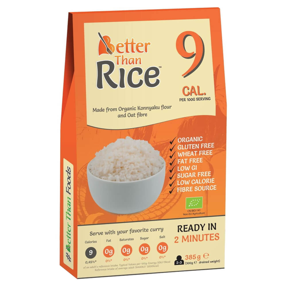 Pâtes de konjac en pièces de K Riz alta sans gluten BIO 385 g - BETTER THAN FOODS
