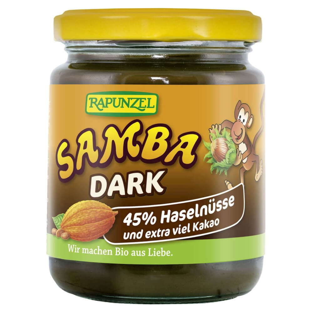 Chocolat et crème de noix samba BIO 250 g - RAIPONCE