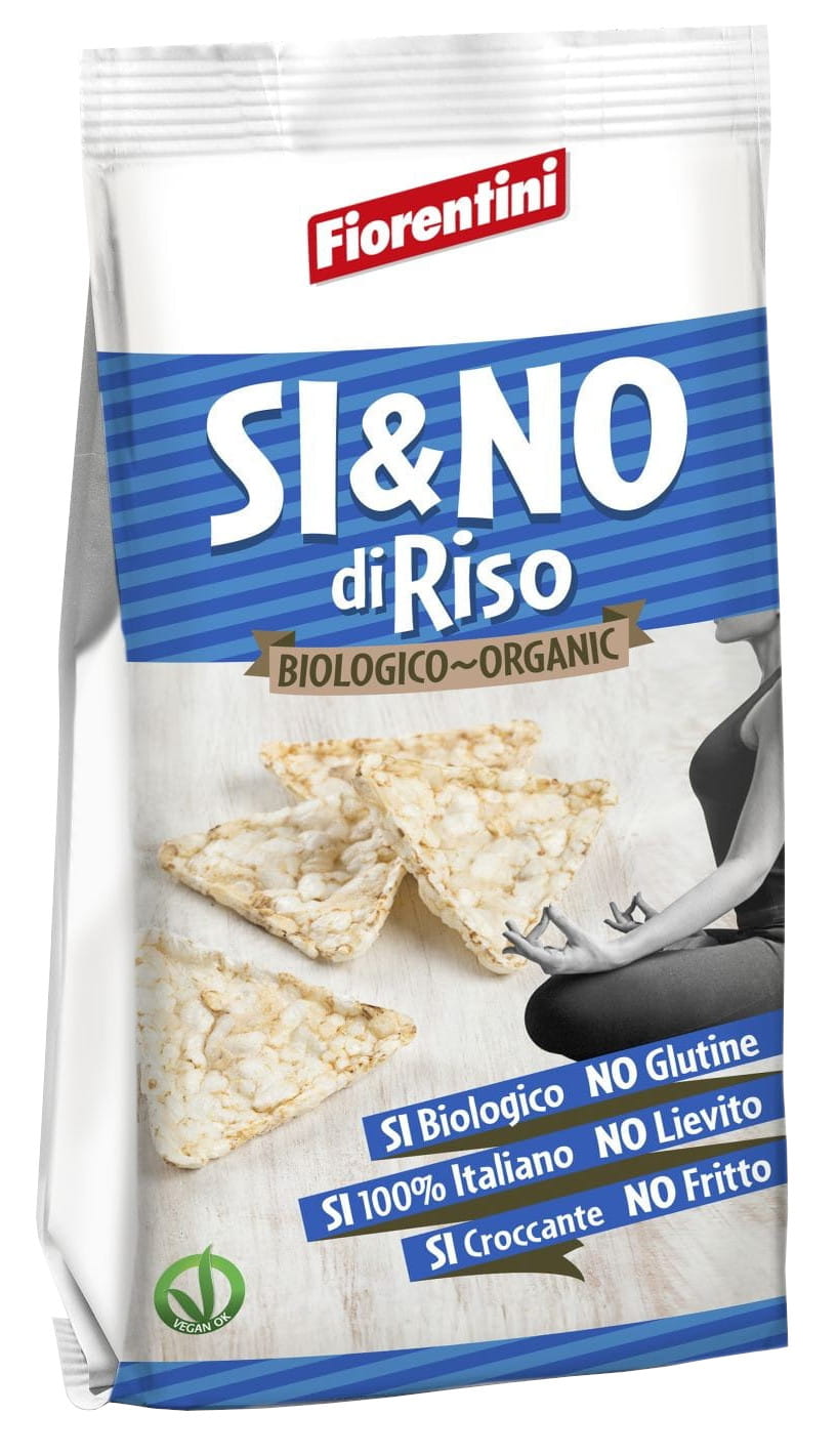 Chips de riz pyramide au sel de mer sans gluten BIO 100 g - FIORENTINI