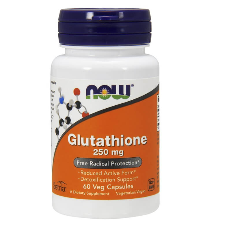 Glutathion forme réduite de glutathion 250 mg 60 gélules NOW FOODS