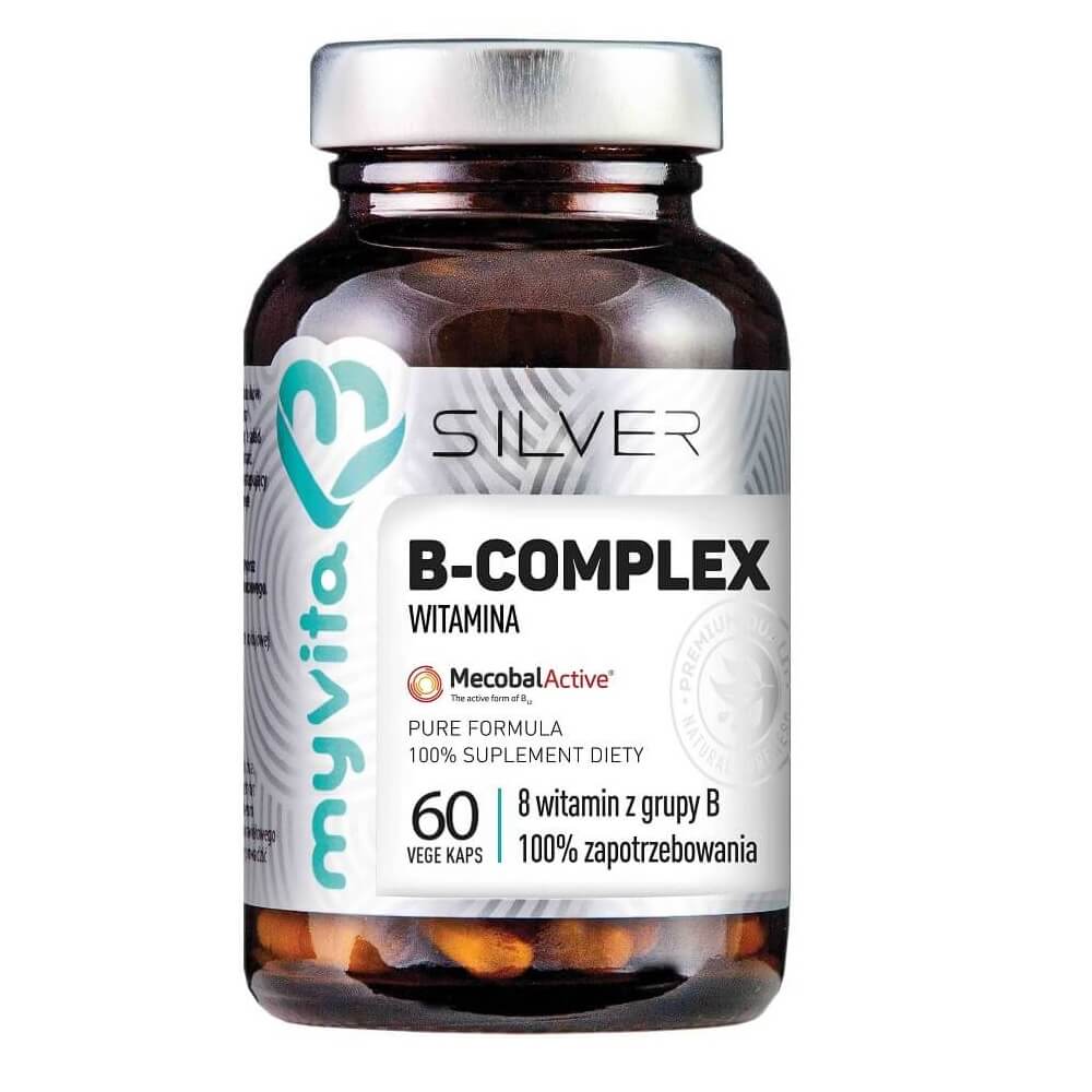 B - COMPLEXE 8 Vitamines B 60 gélules MYVITA SILVER PURE