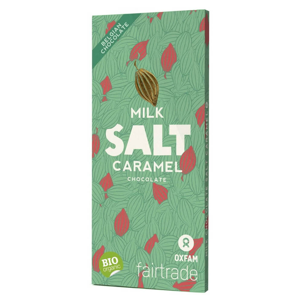 Chocolat au lait au caramel salé BIO 100 g - OXFAM