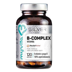 B - COMPLEXE 8 vitamines B 120 gélules MYVITA SILVER PURE