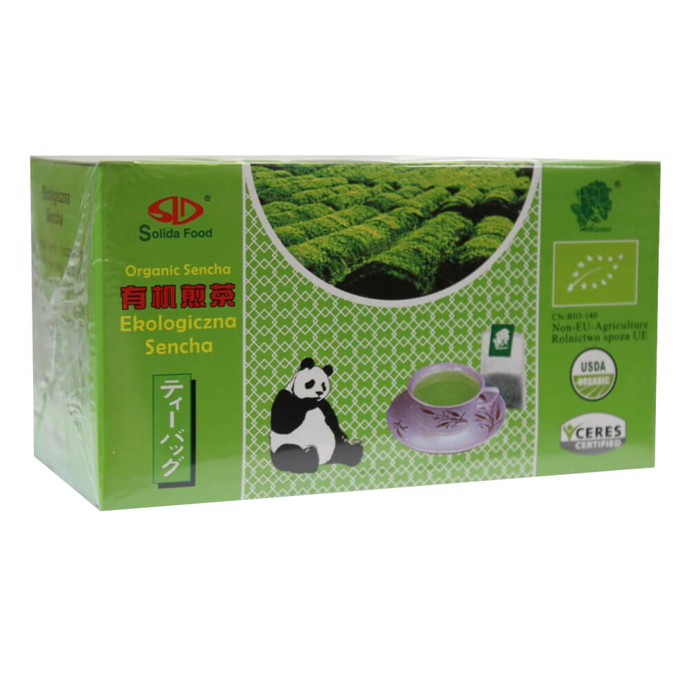 Thé vert sencha en forme express BIO (25 x 2 g) - SOLIDA FOOD