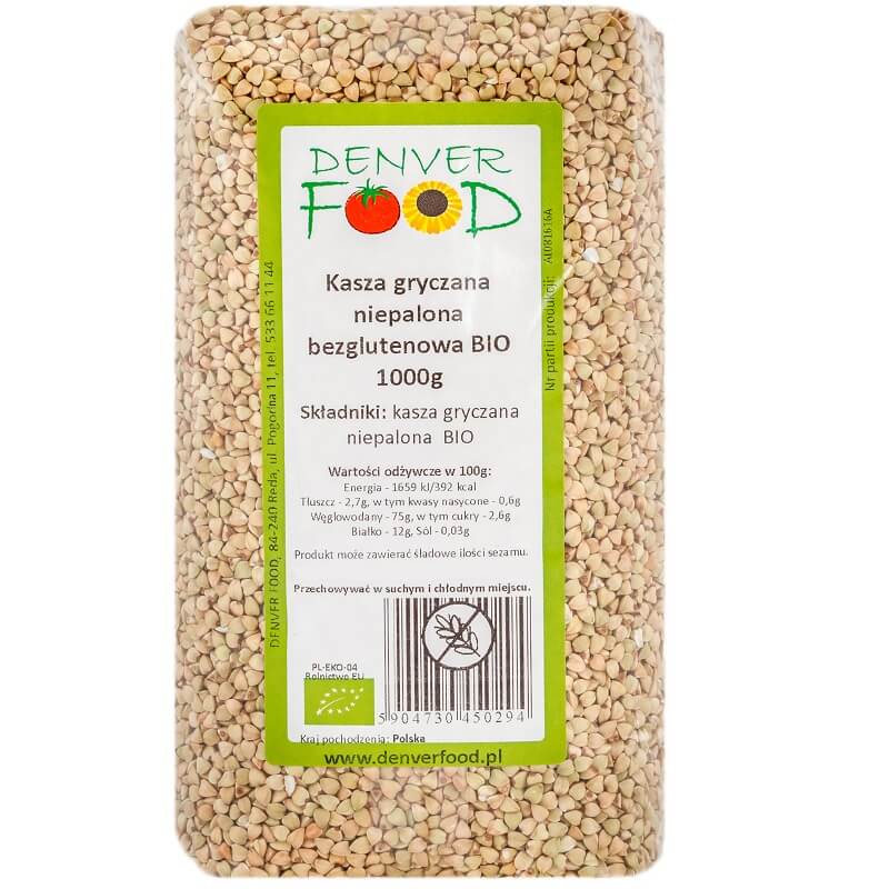 Gruau de sarrasin niEPAlona sans gluten BIO 1000g DENVER FOOD