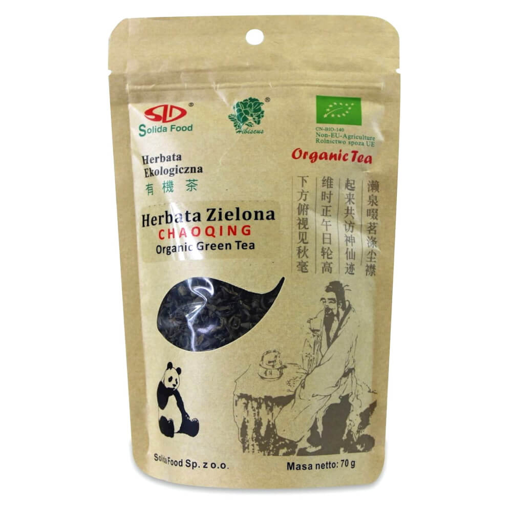 Thé vert chaoqing BIO 70 g - SOLIDA FOOD