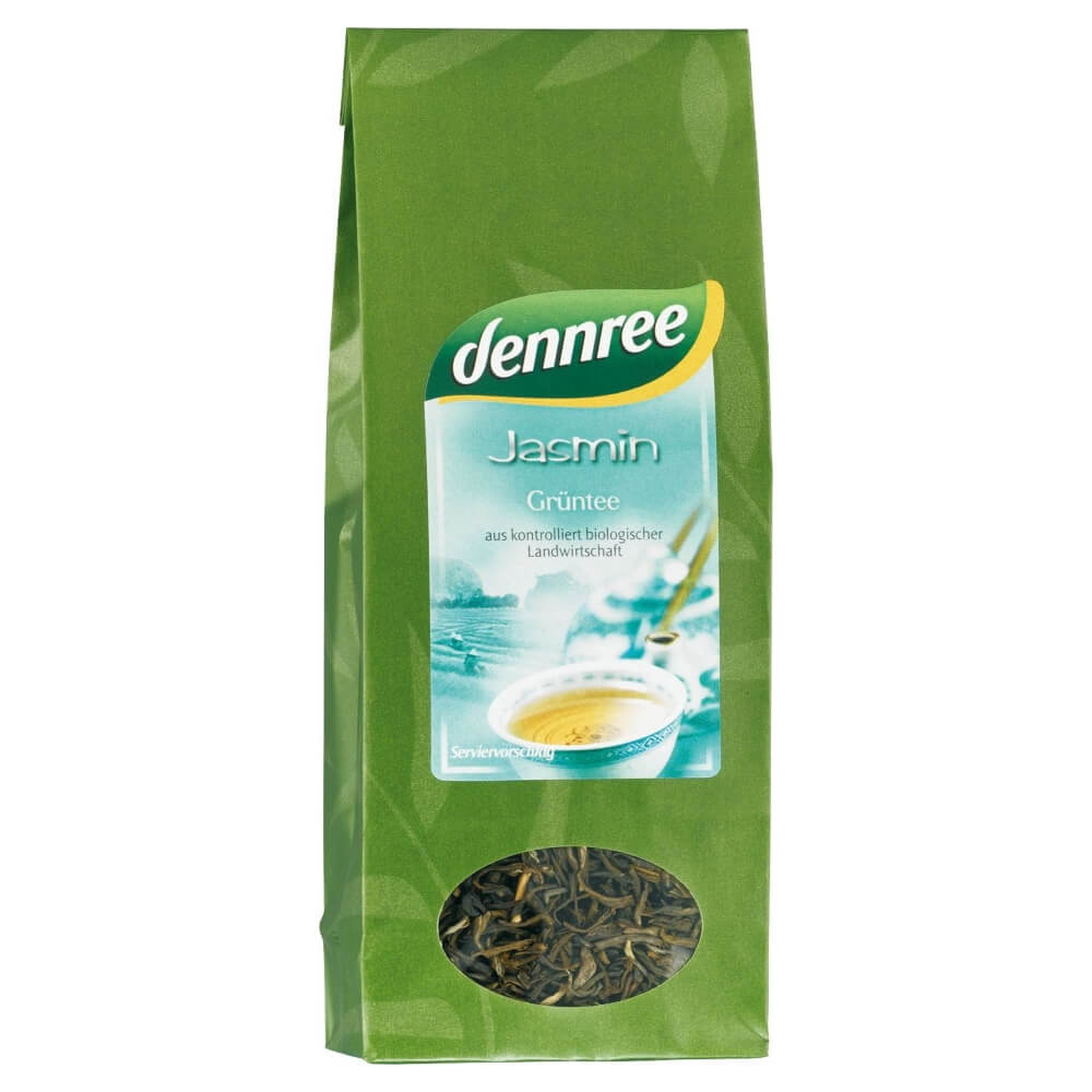 Thé vert feuille de jasmin BIO 100 g - DENNREE