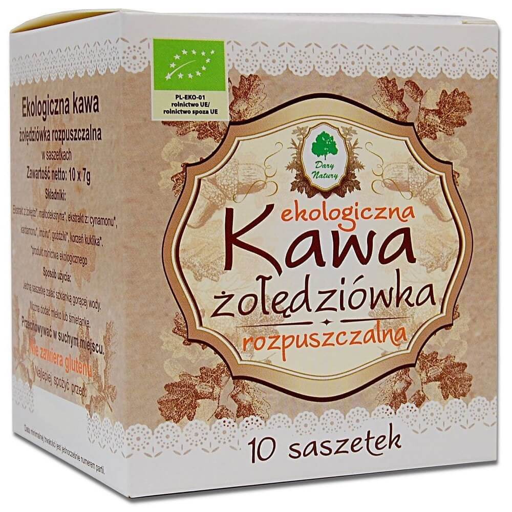 Café de Gland en sachets BIO de 70 g (10 x 7 g) - CADEAUX DE LA NATURE