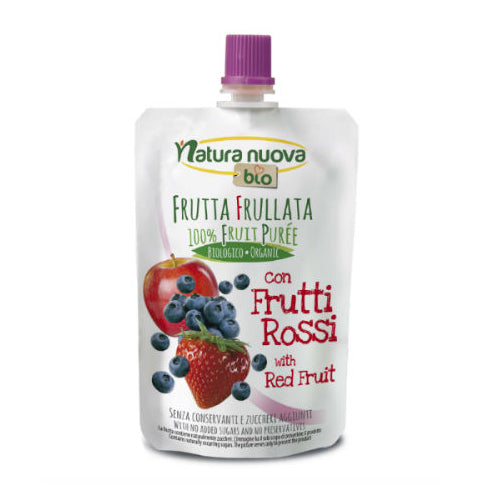 Purée de pomme aux fruits rouges BIO 100 g - NATURA NUOVA