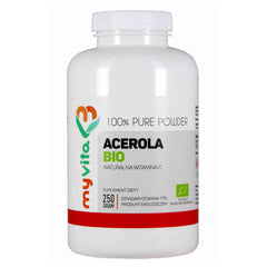 Acérola BIO Vitamine C naturelle en poudre MYVITA 250g