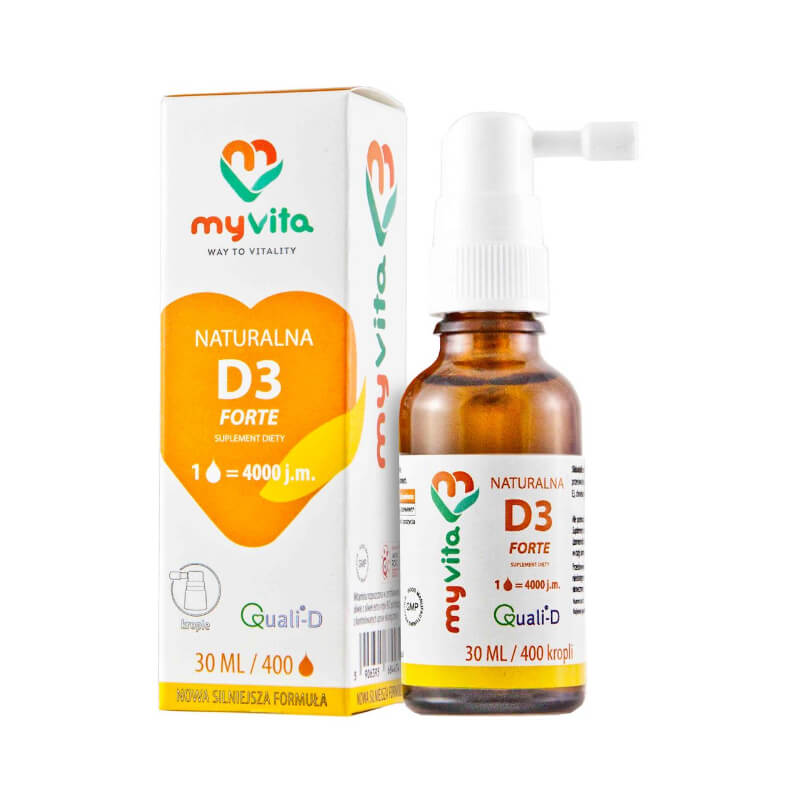 Vitamine D3 Liquide 4000 UI 30ml MYVITA