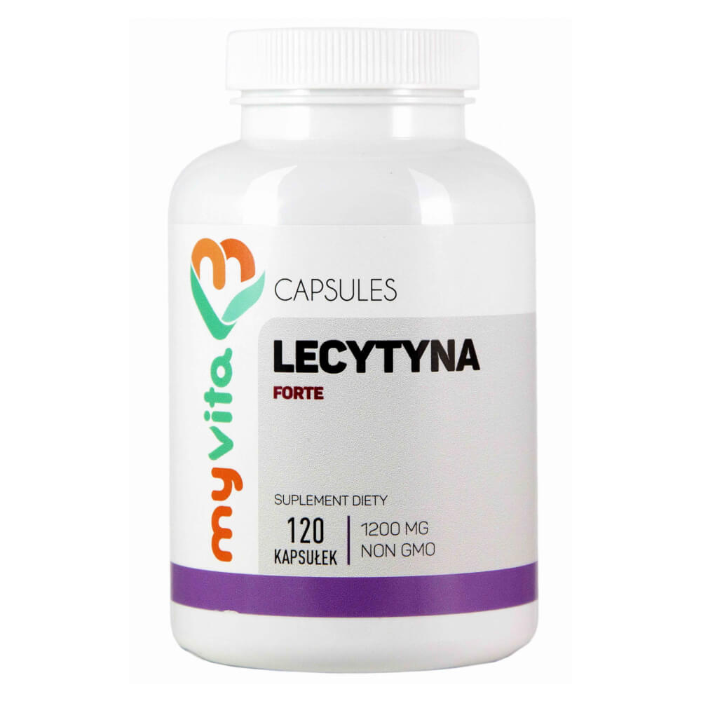 Lécithine de soja FORTE lécithine sans OGM 1200 MG 120 gélules MYVITA