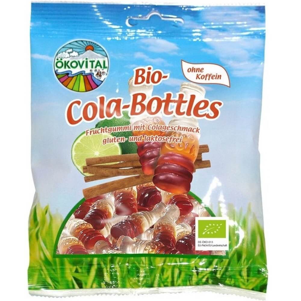 Gelée de cola sans caféine sans lactose sans gluten BIO 100 g - OKOVITAL
