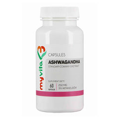 Extrait de ginseng standardisé Ashwagandha - Ginseng indien 250mg 60 gélules MYVITA