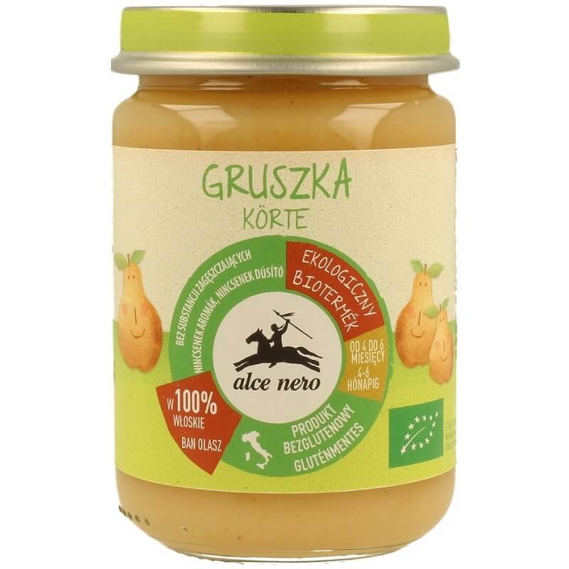 4 mois de purée de poire BIO 140 g - ALCE NERO
