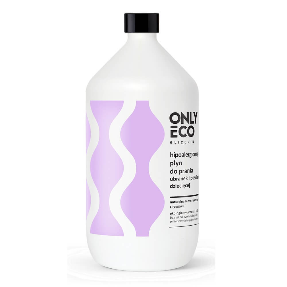Liquide de lavage pour vêtements et literie de bébé, concentré hypoallergénique 1000 ml - ONLY ECO