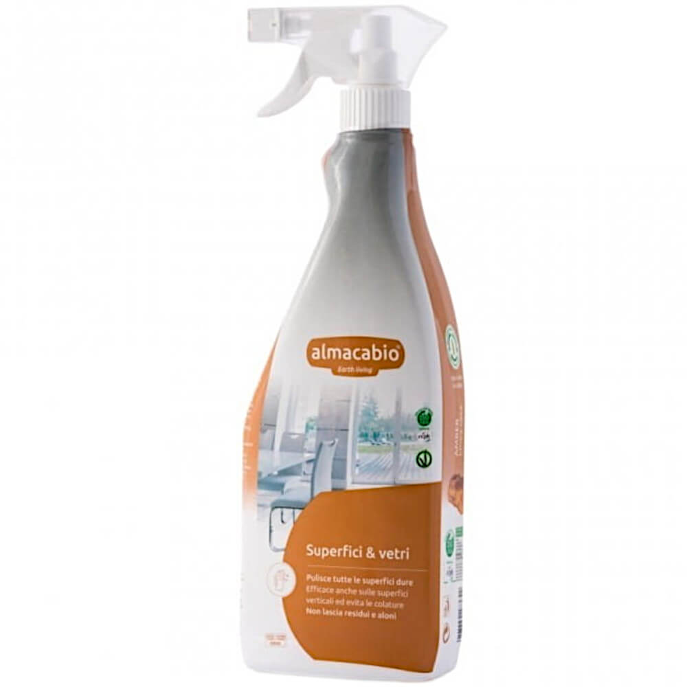 Liquide pour le nettoyage des surfaces en verre éco 750 ml - ALMACABIO