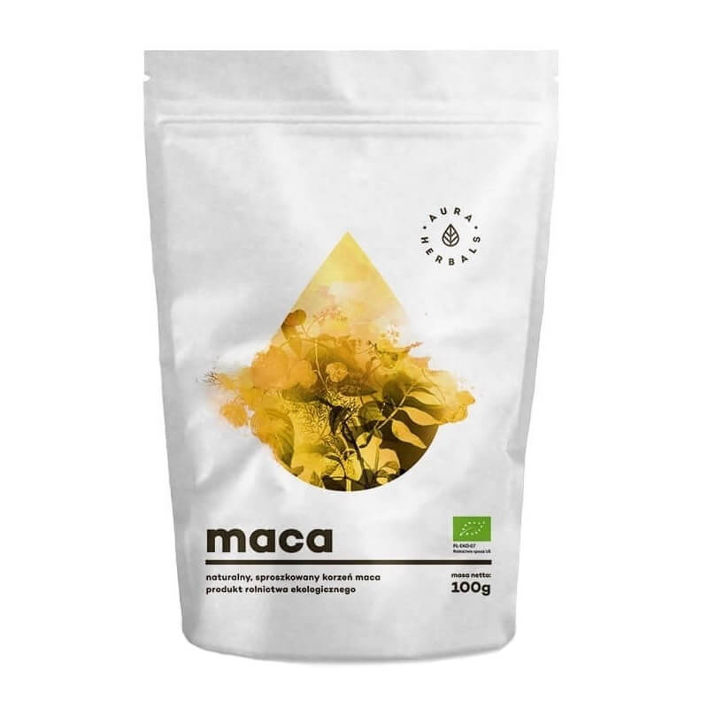 Poudre de racine de maca BIO poudre de maca 100g AURA HERBALS