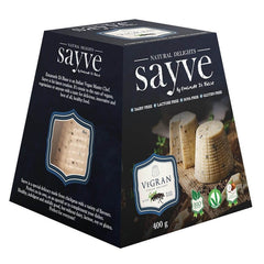 Produit végétalien aux pois chiches et poivre noir, sans lactose sans gluten BIO 400 g - SAYVE