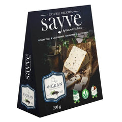 Produit végétalien aux pois chiches et poivre noir, sans lactose sans gluten BIO 200 g - SAYVE