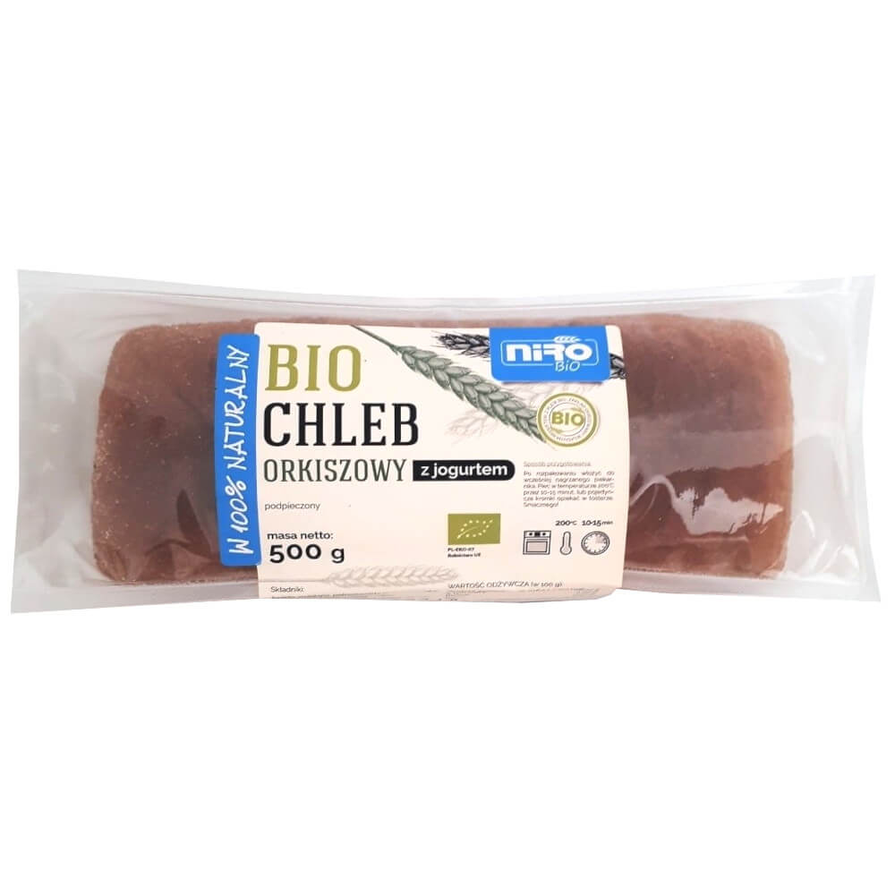 Pain d'épeautre au yaourt BIO 500 g - NIRO