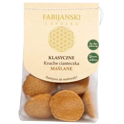 Biscuits sablés au beurre BIO 100 g - FABIJAŃSCY