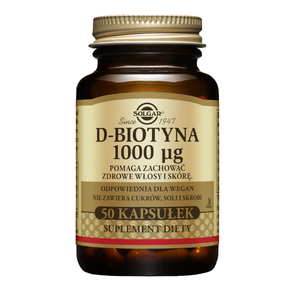 D-biotine 1000ug 50 gélules SOLGAR