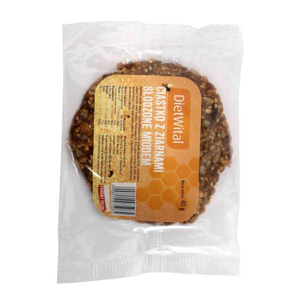 Biscuit aux céréales sucré au miel 40 g DIETWITAL