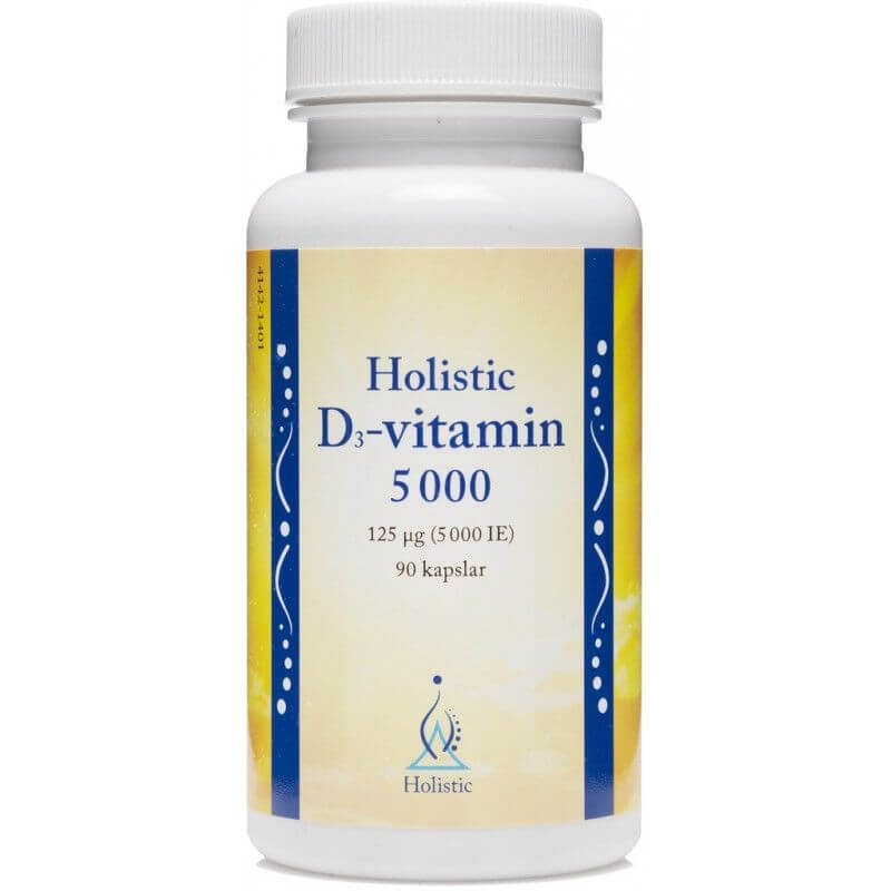 Vitamine D3 5000 cholécalciférol 125 mg 90 gélules HOLISTIQUE