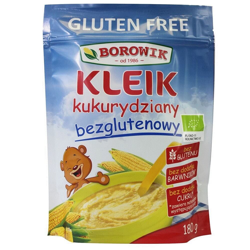 Bouillie de maïs sans gluten BIO 180 g - BOROWIK