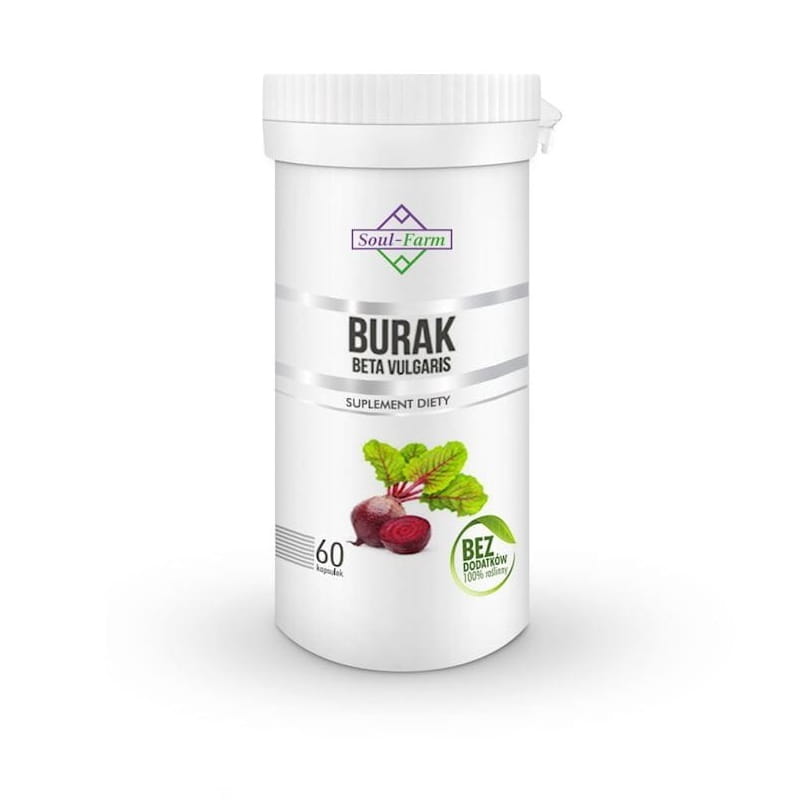 Extrait de betterave 550mg 60 gélules - SOUL FARM