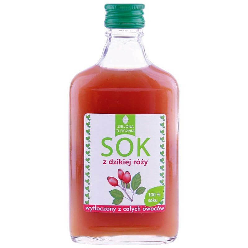 Jus d'églantier 100% pressé à partir de fruits entiers 200ml GREEN PRESS