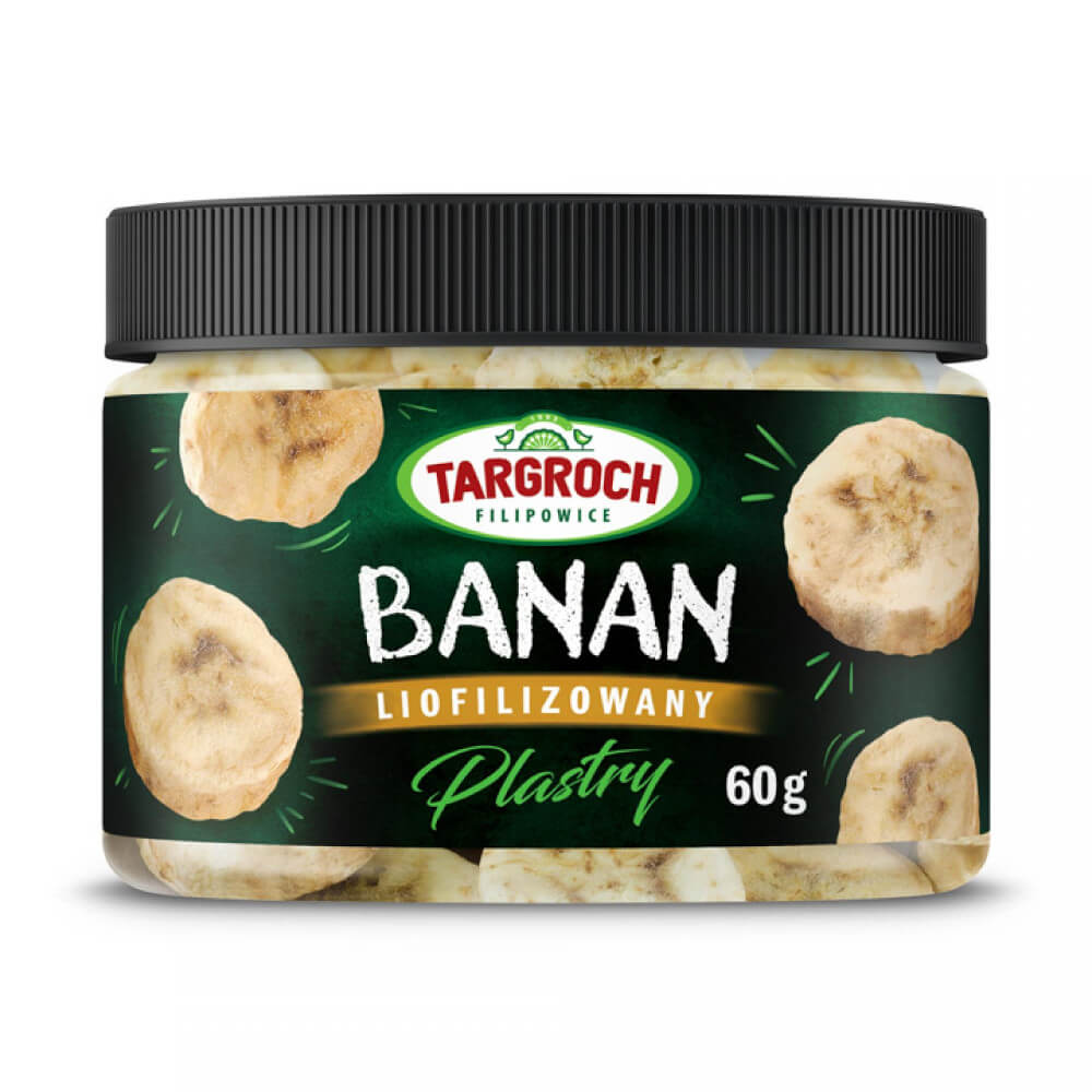 Tranches de banane lyophilisées 60g TARGROCH