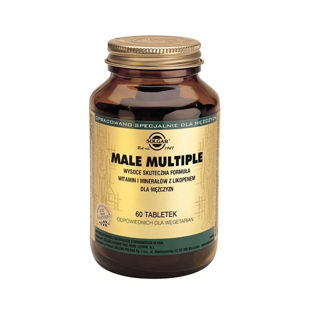 Formule pour homme multiple masculin 60 comprimés SOLGAR