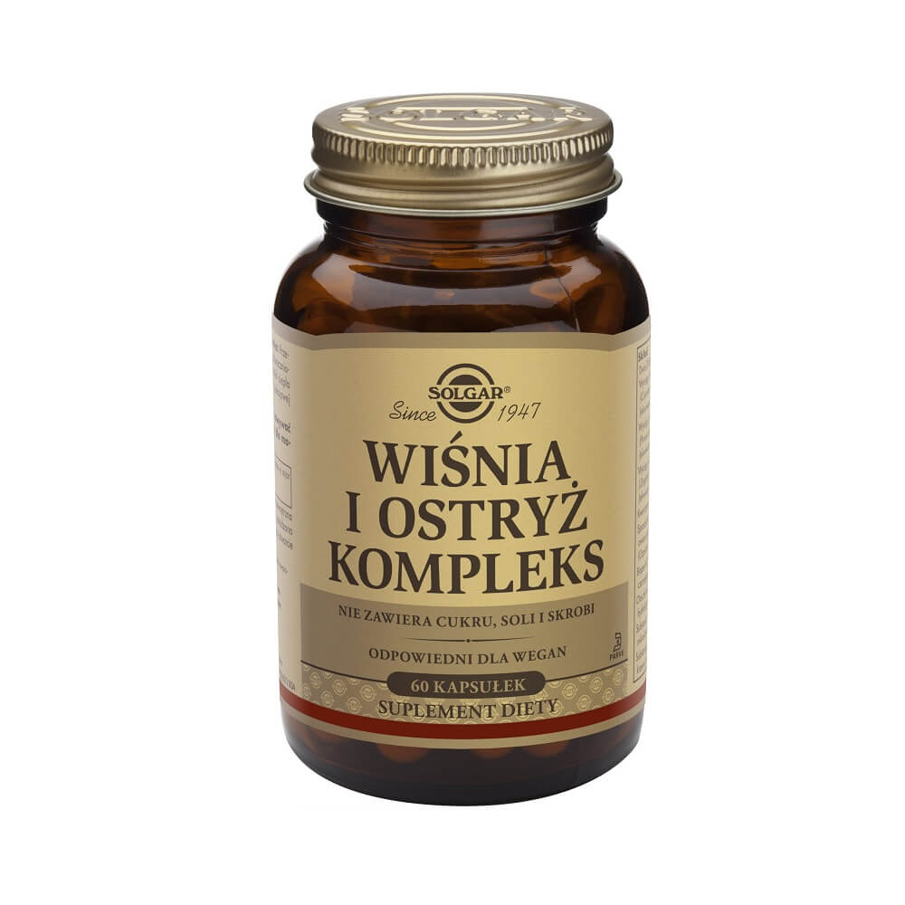 Complexe cerise et cisaillement de 60 gélules SOLGAR