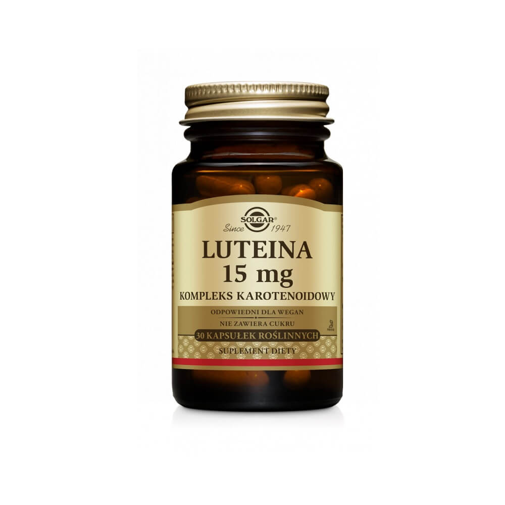 Lutéine complexe de caroténoïdes lutéine 15mg 30 gélules SOLGAR
