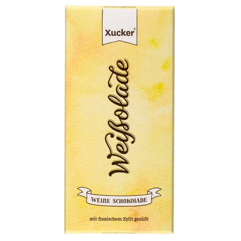 Chocolat blanc au xylitol sans sucre 100 g XUCKER