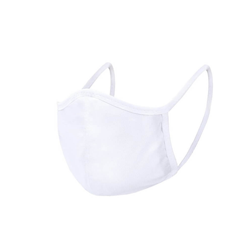 Masque de protection, réutilisable, coton, blanc + 20 filtres jetables - SAKWABAG