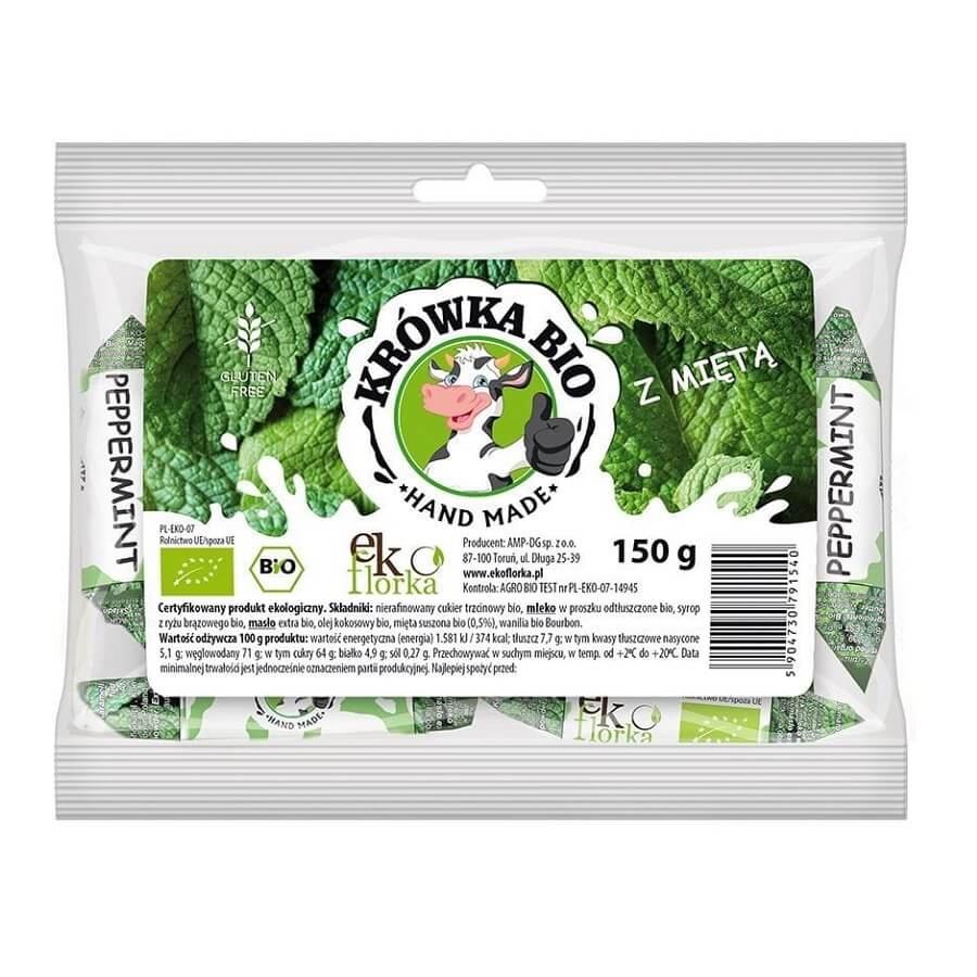 Fudges sans gluten à la menthe BIO 150 g - EKOFLORKA
