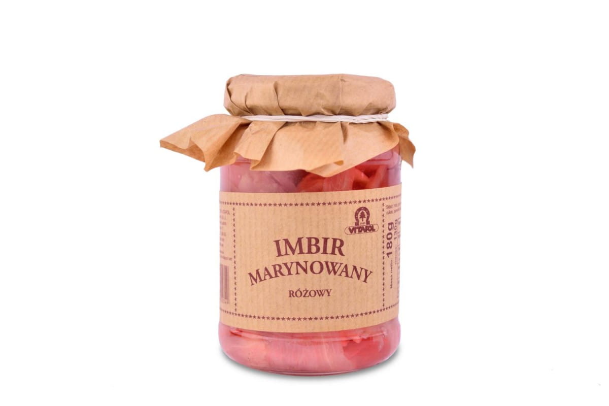 Gingembre rose mariné 180 g VITAPOL