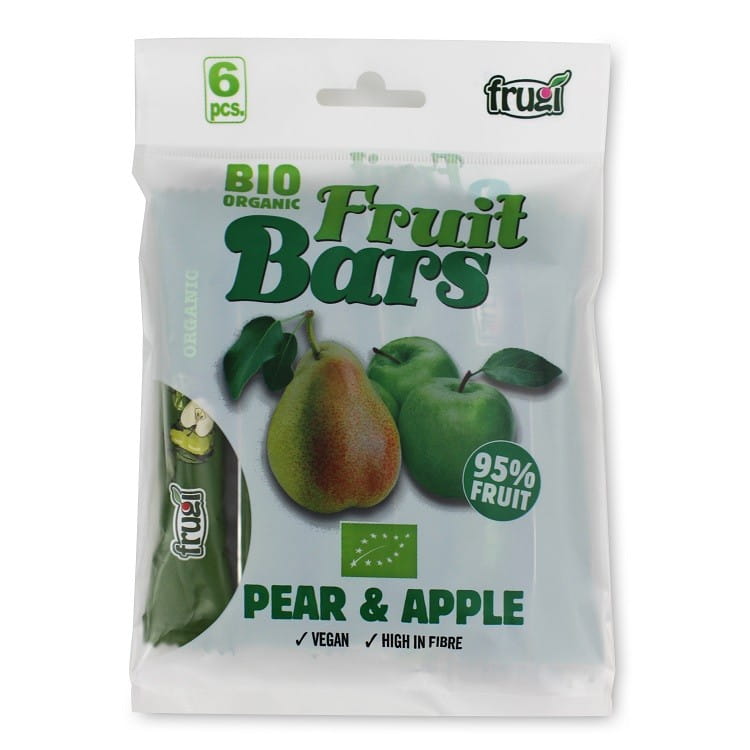Barre aux fruits Pomme - Poire BIO (6 x 15 g) - HOUSE OF DENMARK