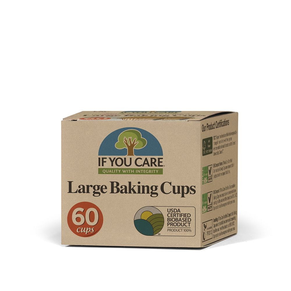 Grands moules à muffins en papier 60 pcs - IF YOU CARE