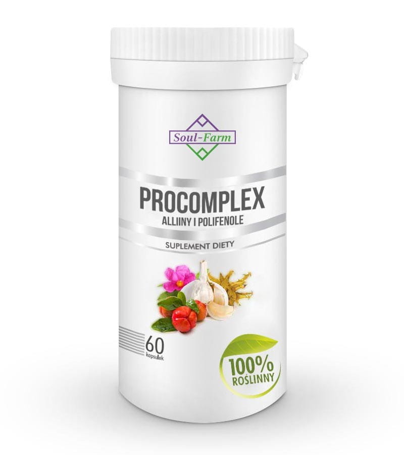 Procomplex alliines et polyphénols 540 MG 60 gélules - SOUL FARM