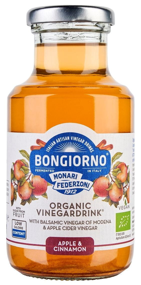 Boisson au goût pomme et cannelle au vinaigre balsamique de modène BIO 250 ml - BONGIORNO