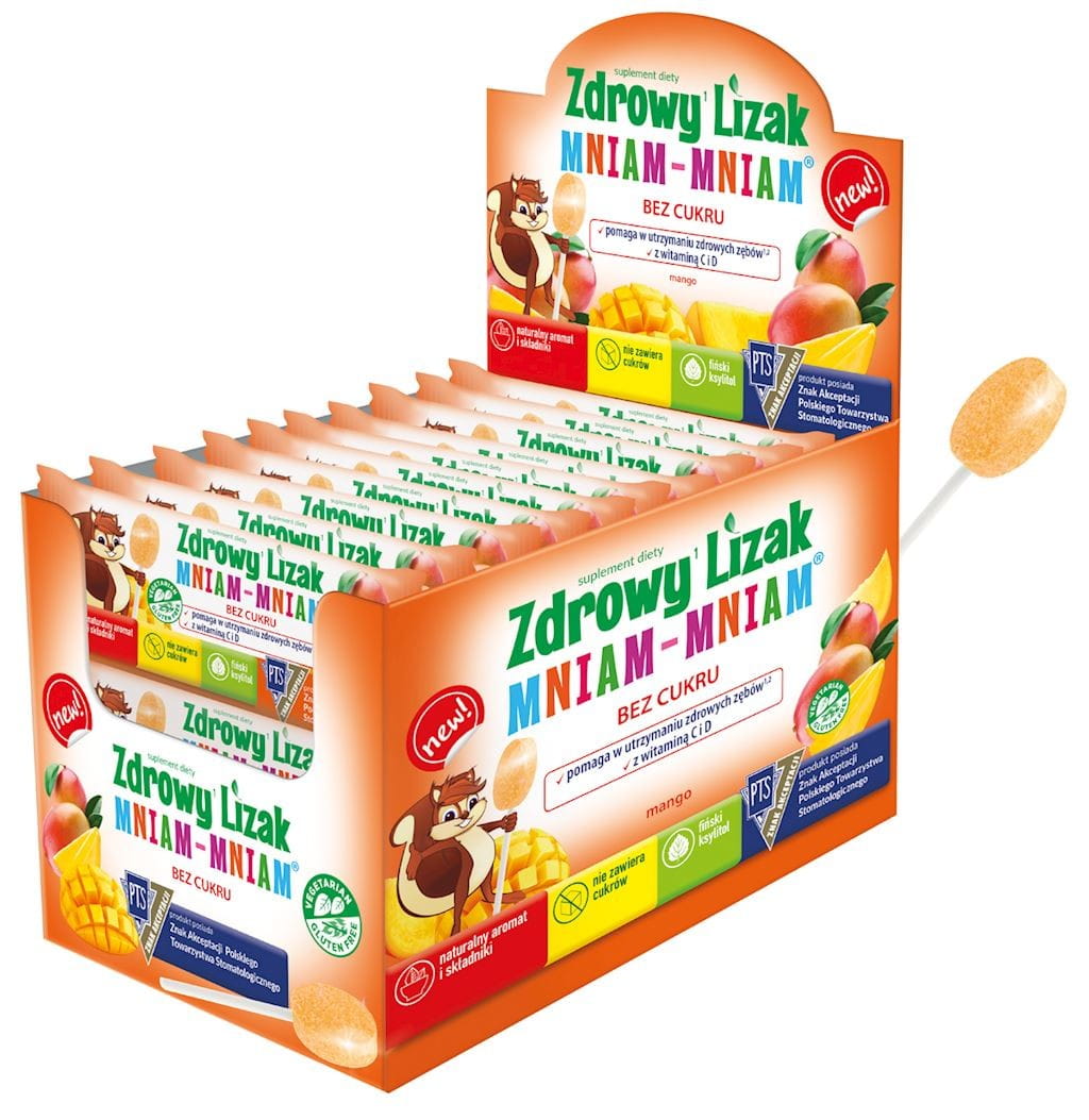 Sucette mangue miam - miam sans gluten 6 g - STARPHARMA